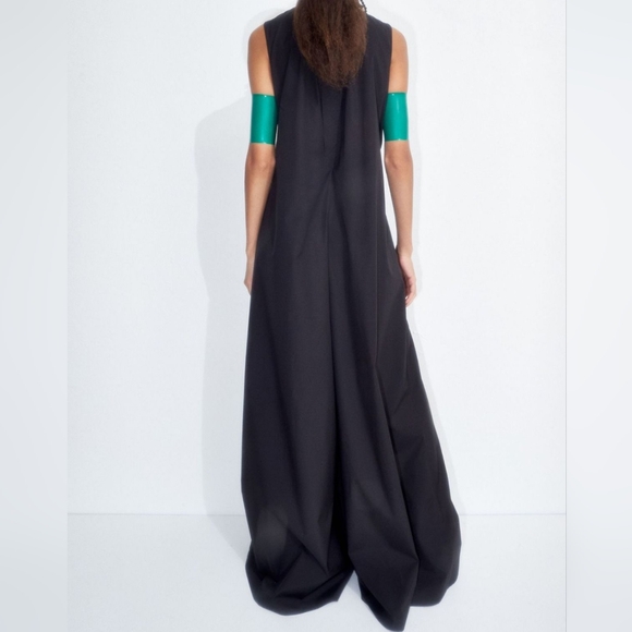 Christian Wijnants 🏷️NWT Wide Leg Sleeveless Black Cotton Poplin Jumpsuit 4 - Picture 4 of 13